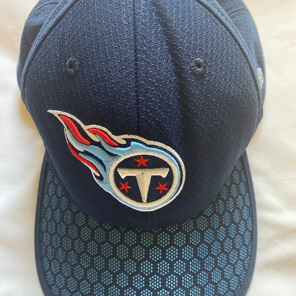 NFL Tennessee Titans Cap Hat 39Thirty FlexFit New Era Dark Blue Large/X-Large